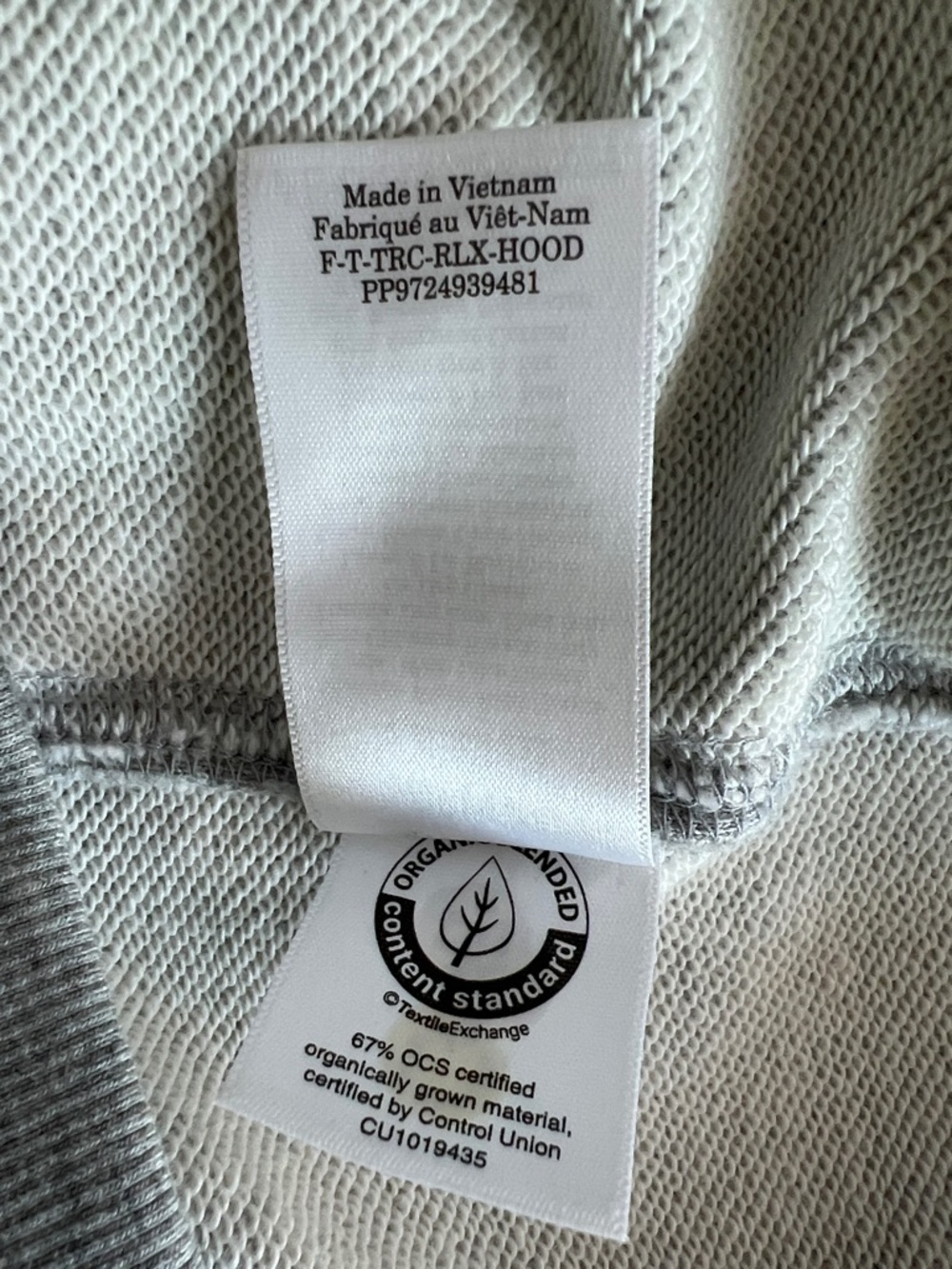 New Everlane THE OFF-DUTY TERRY HOODIE in Heathered Grey Size S - Picture 8 of 13